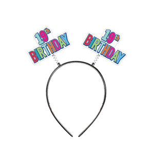 19th Birthday Boppers multi-color