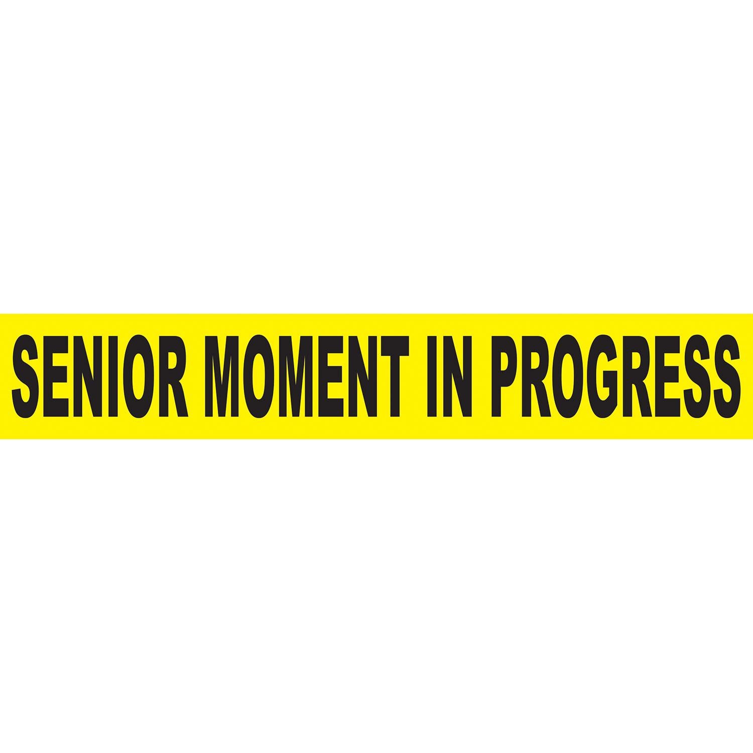 Beistle Senior Moment In Progress Party Tape