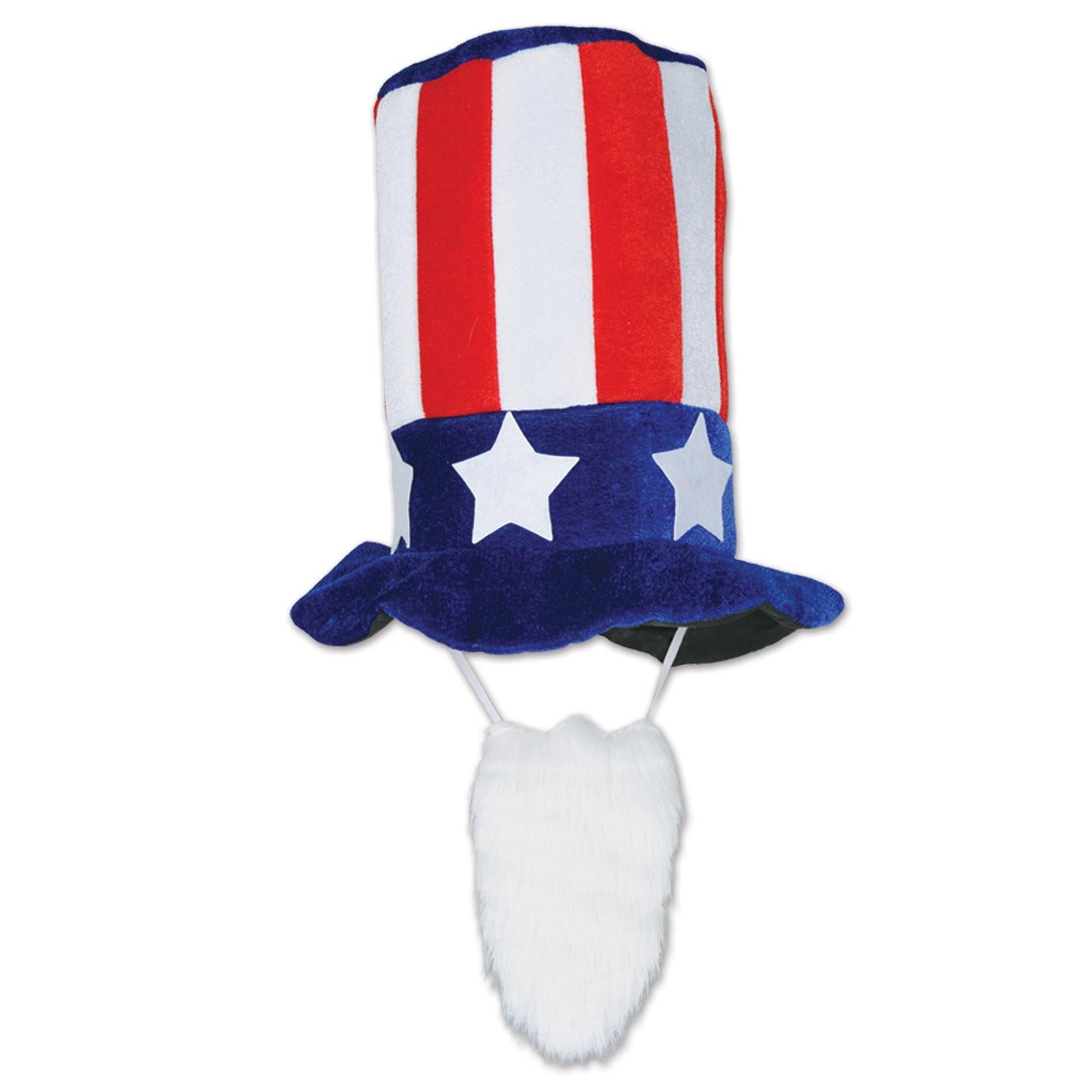 Beistle Plush Patriotic Hat with Beard