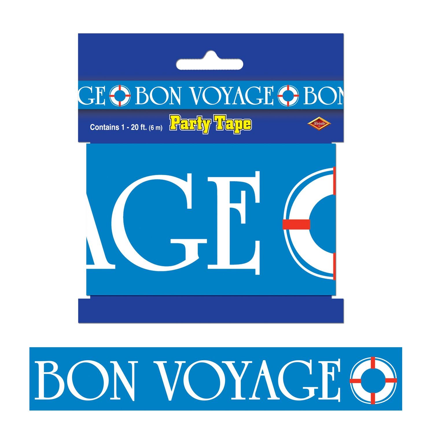 Beistle Bon Voyage Party Tape