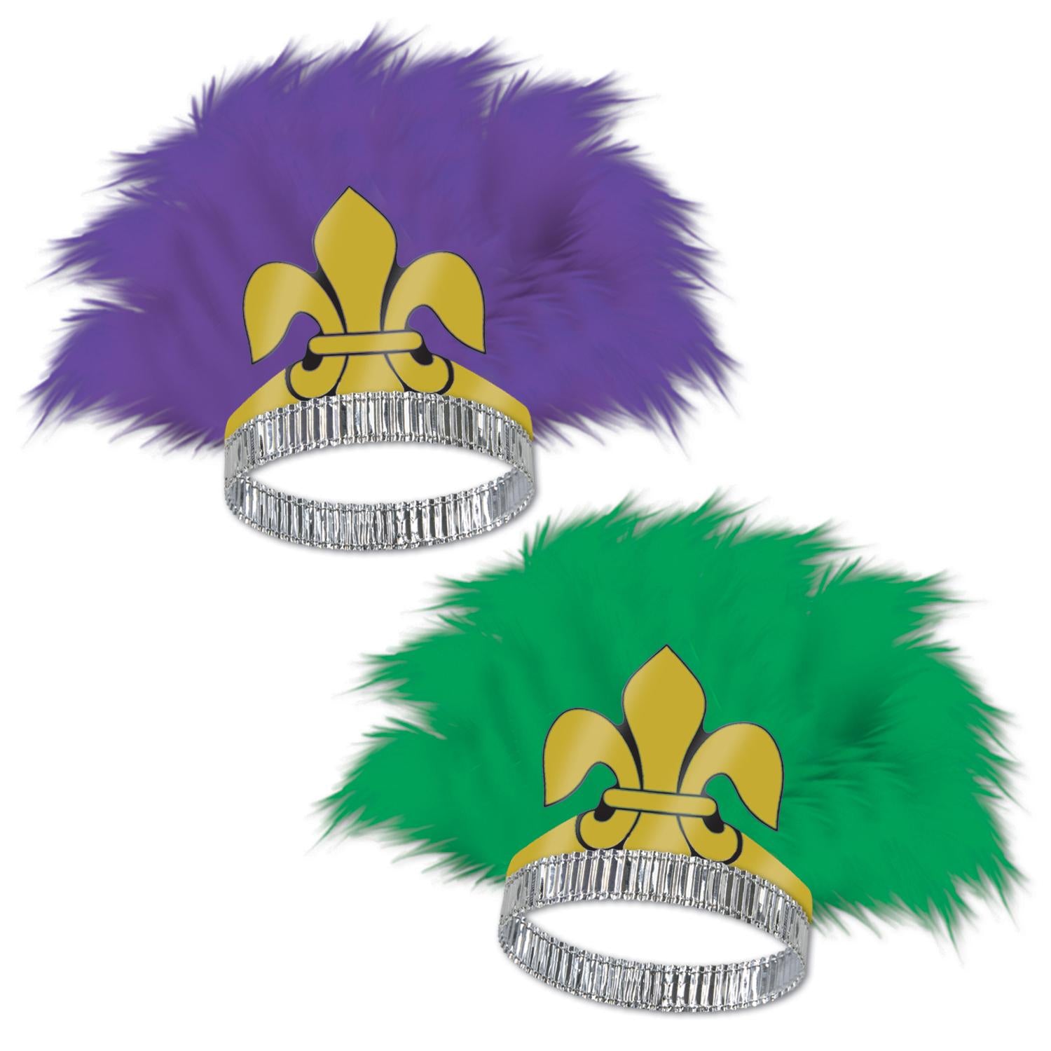 Beistle Mardi Gras Fleur De Lis Tiara