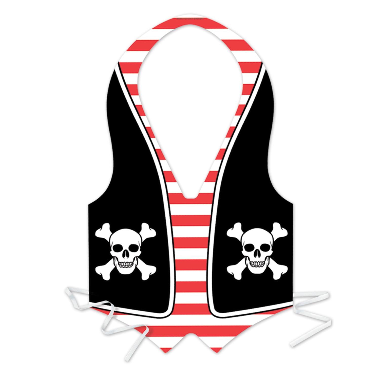 Beistle Plastic Pirate Party Vest