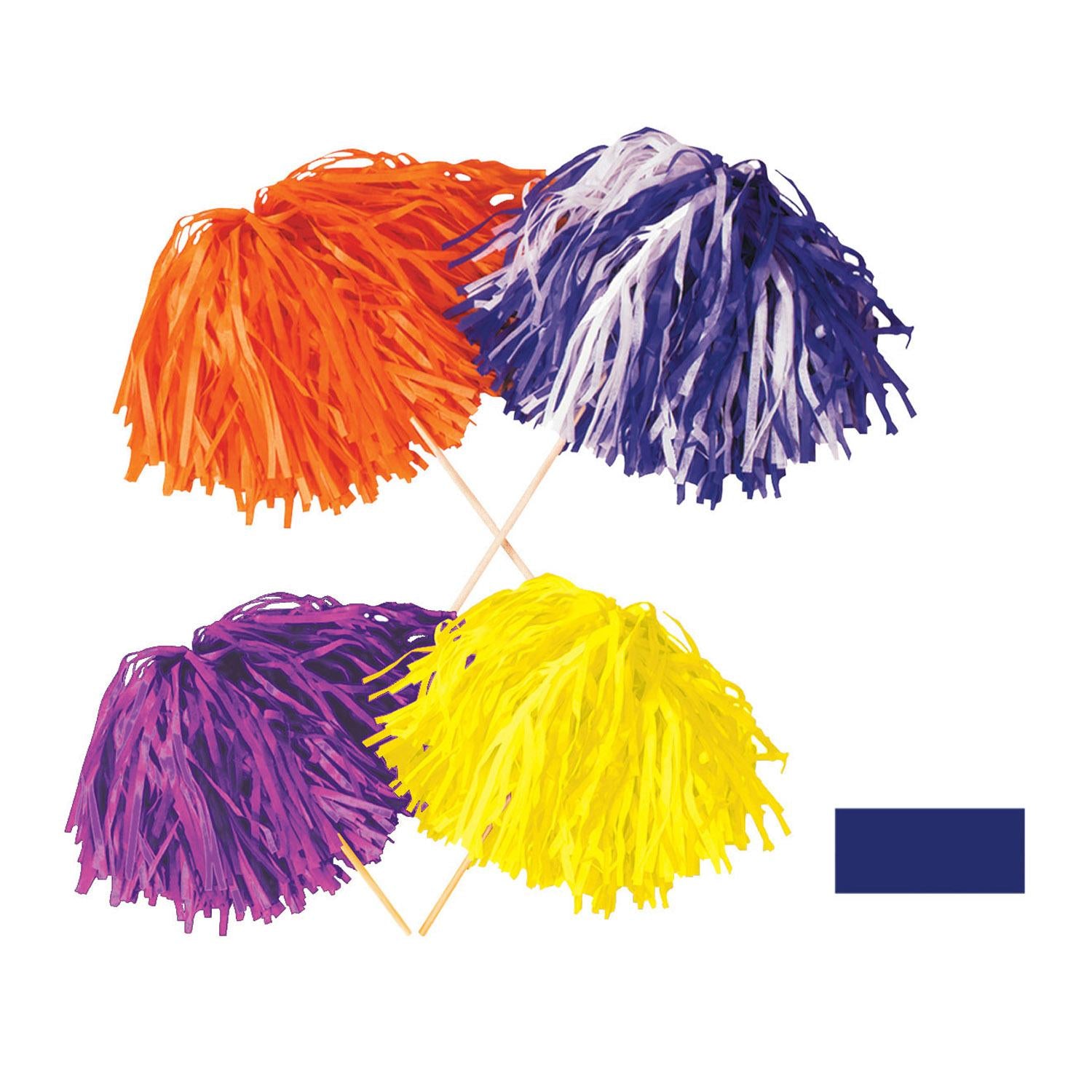 Beistle Blue Tissue Pom Pom 480 Strand - Fire Resistant