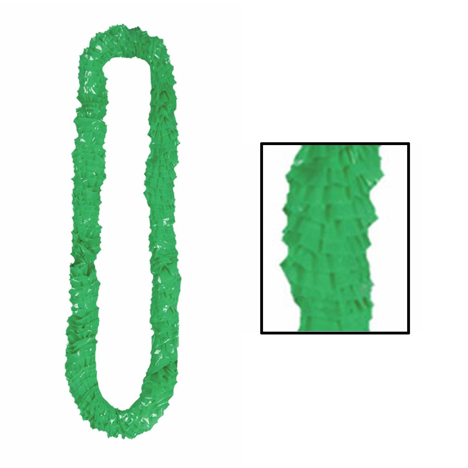 Beistle Luau Party Soft-Twist Poly Leis - green