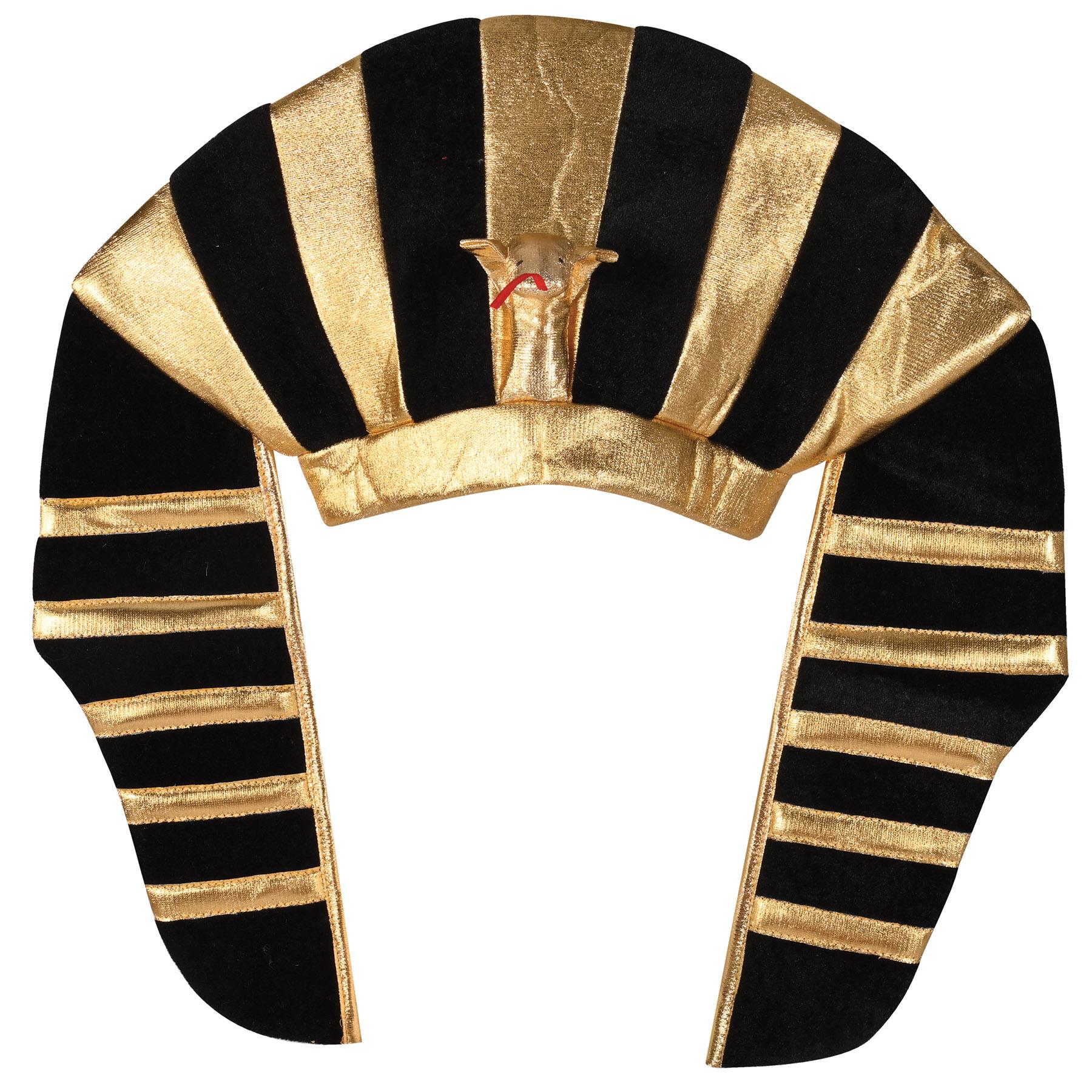 Plush Pharaoh Hat - One-Size Plush Pharaoh Hat