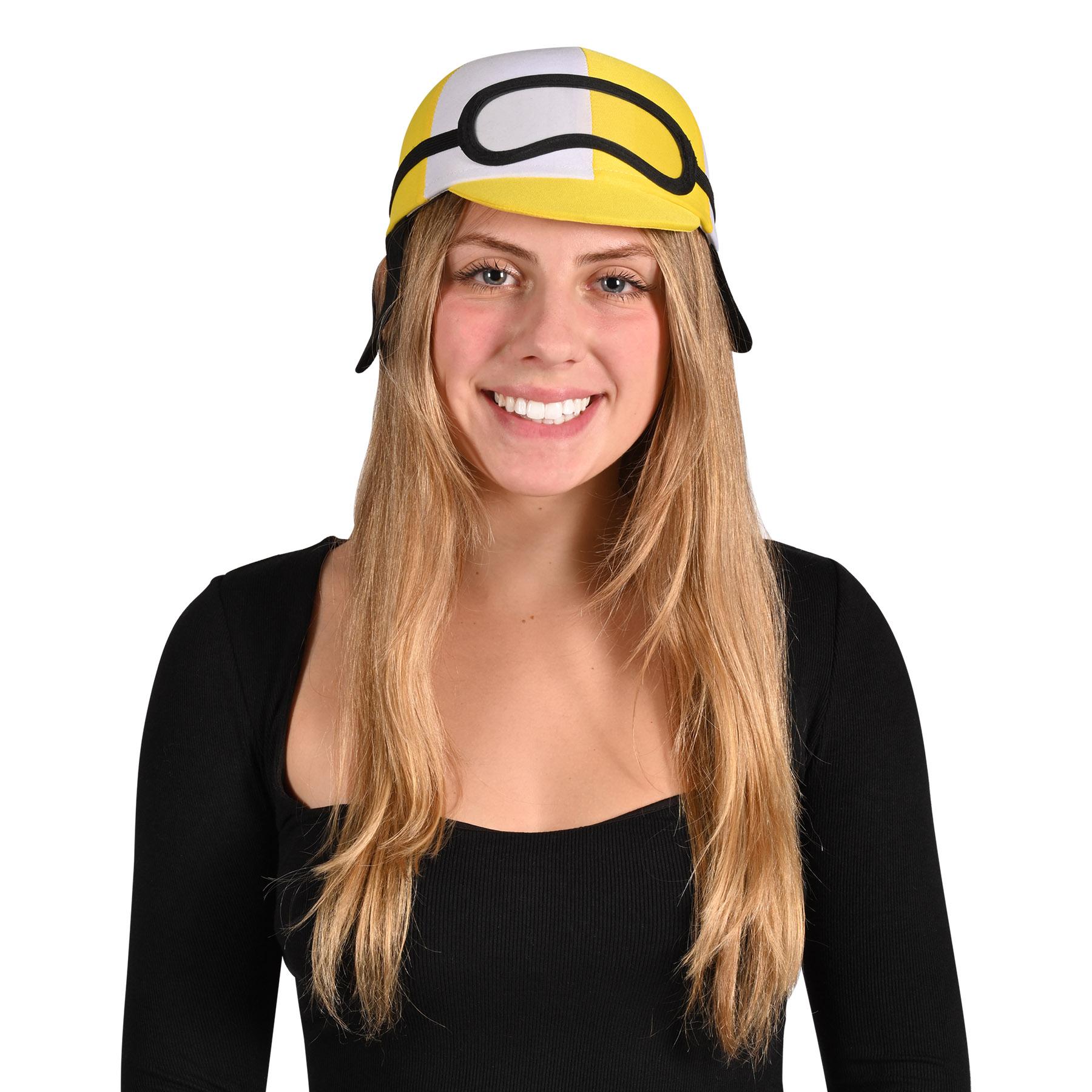 Jockey Costume Helmet yellow