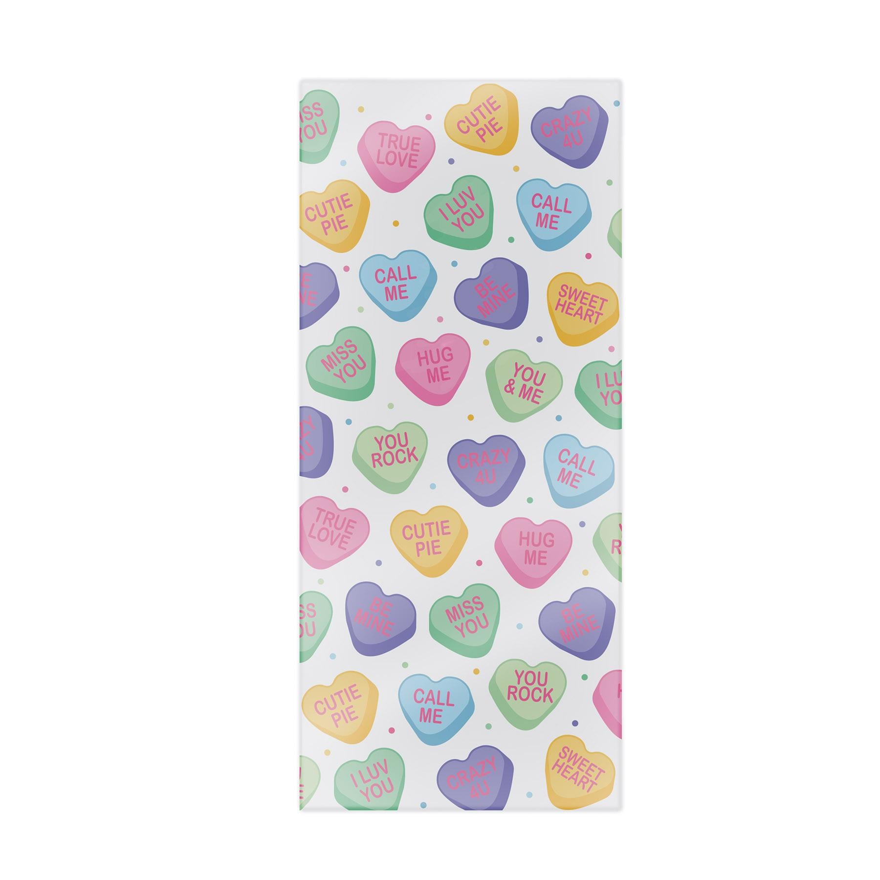 Beistle Valentine's Day Candy Heart Cello Bags (12 Per Case)