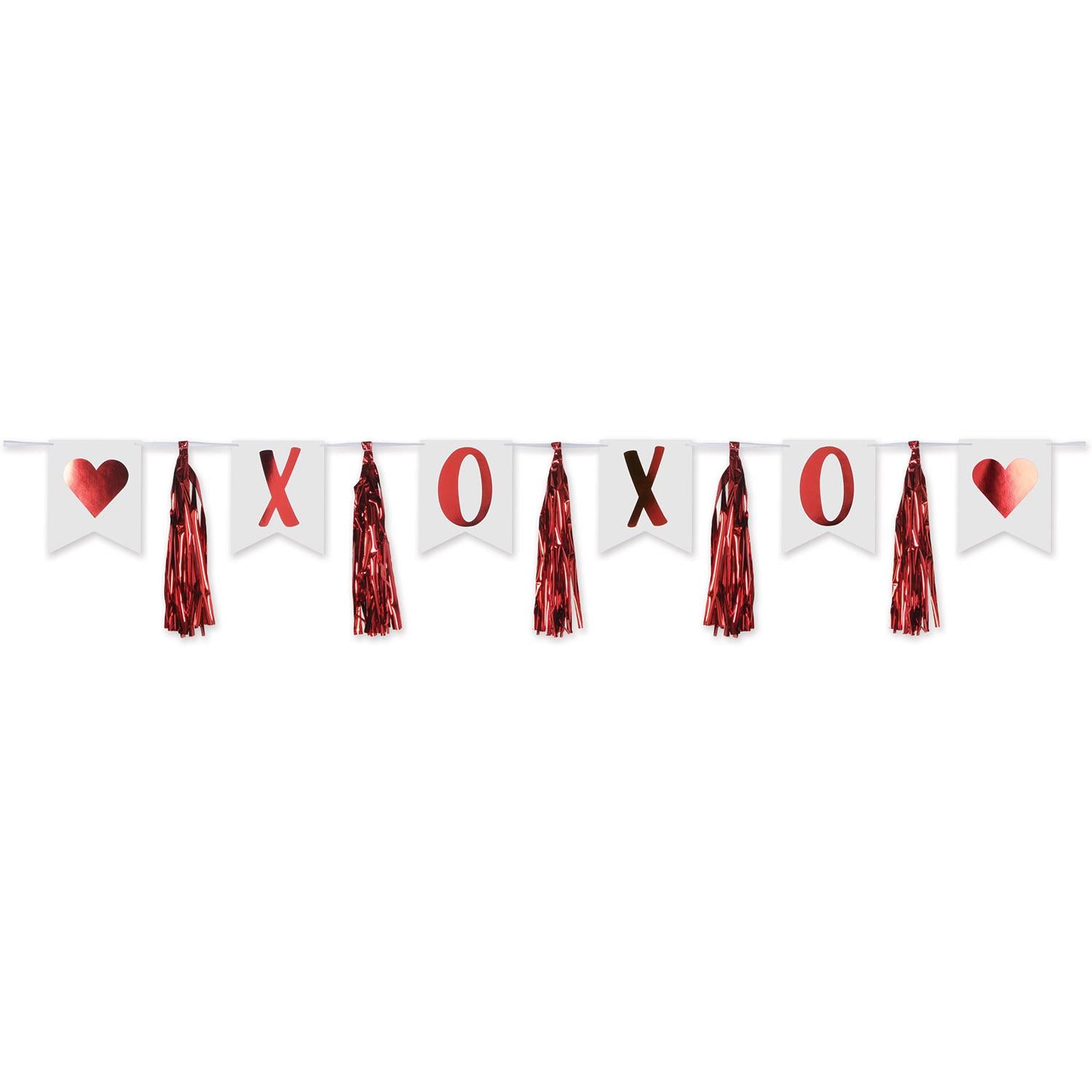 Beistle Valentine's Day XOXO Tassel Streamer