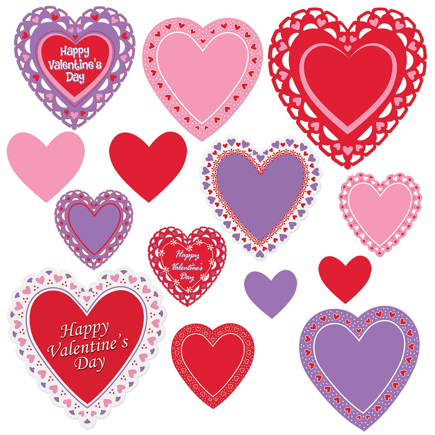 Beistle Valentine's Day Cutouts (14/Pkg)