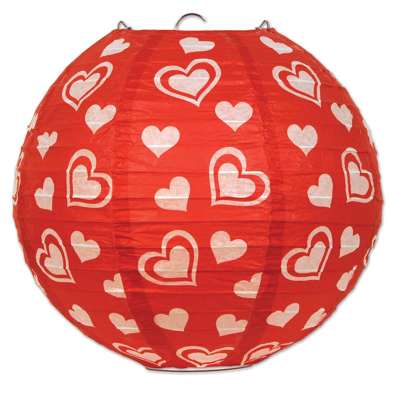 Beistle Valentine's Day Heart Paper Lanterns (3/Pkg)