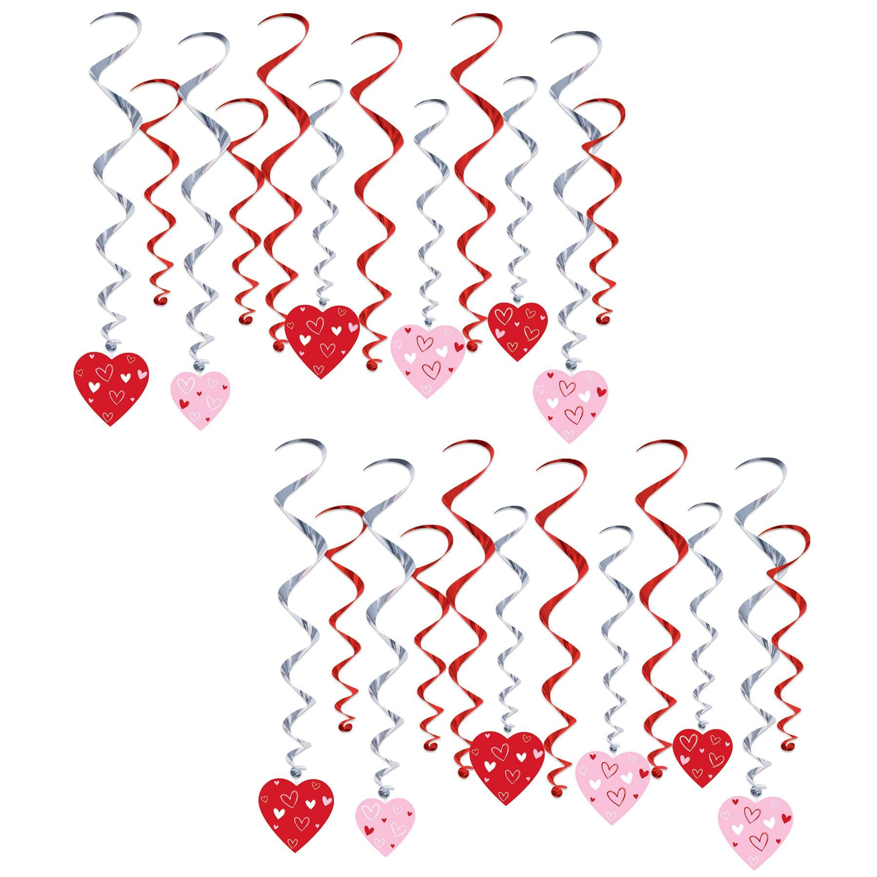 Beistle Valentine's Day Heart Whirls