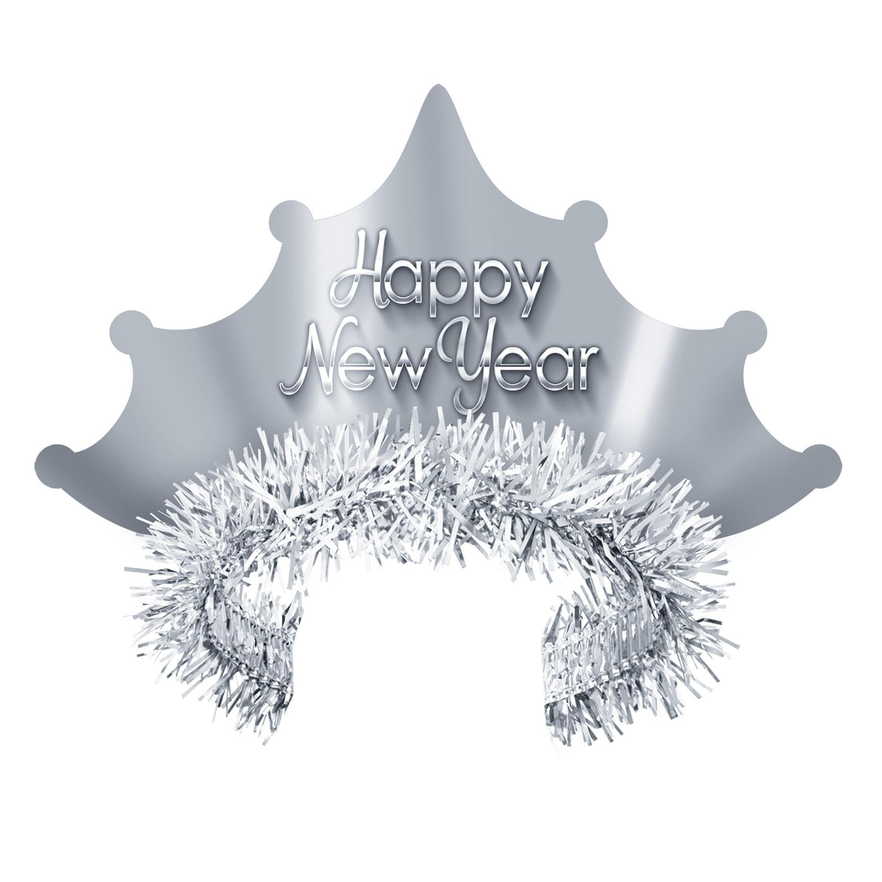 Beistle Silver New Year Tiara