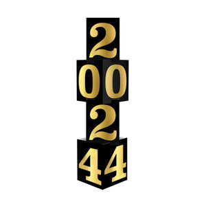 Foil 2024 Column - 45 Inch New Years 3-D Column