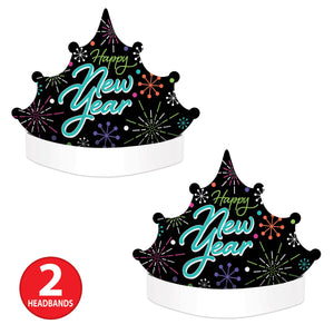 Beistle Happy New Year Tiara Headband