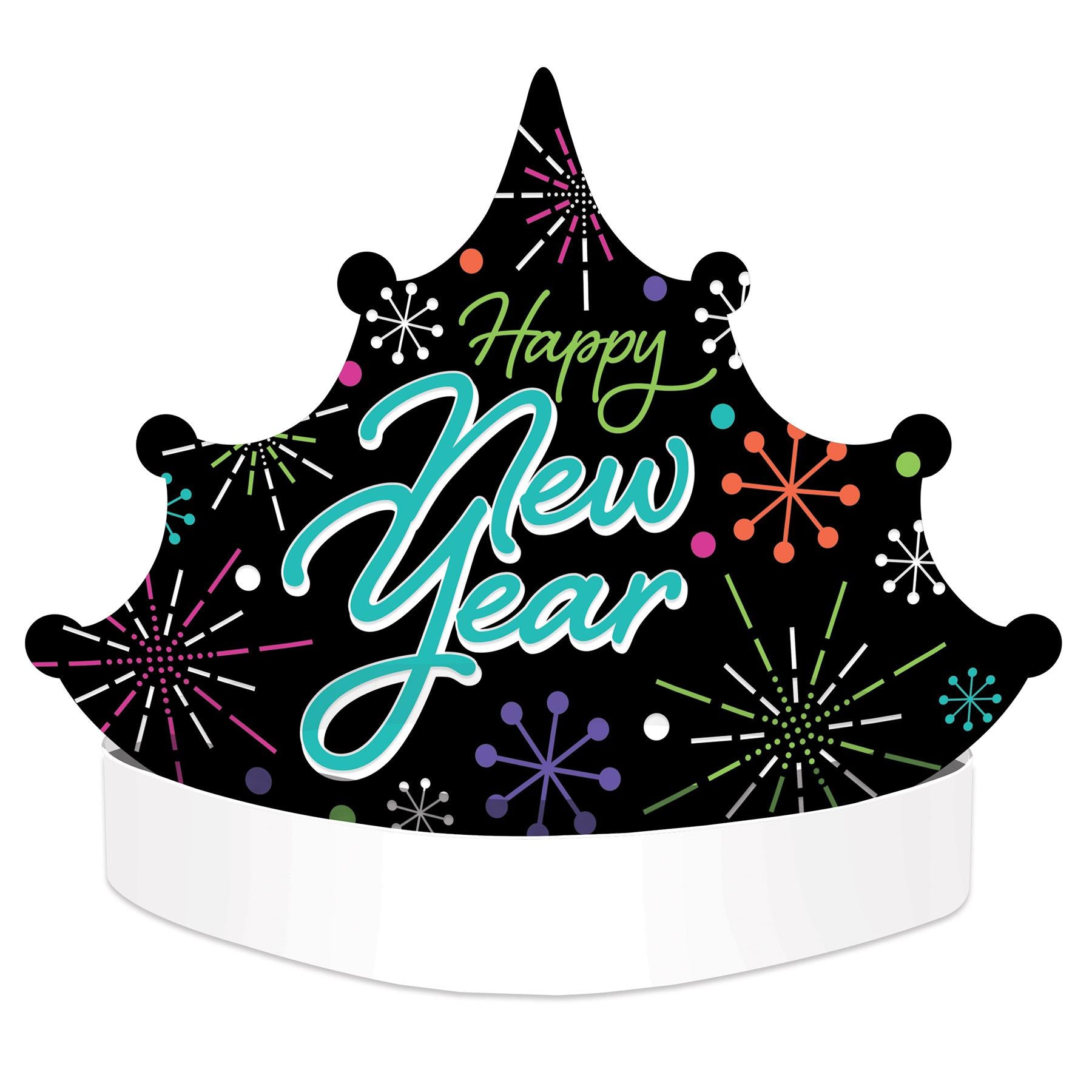 Beistle Happy New Year Tiara Headband