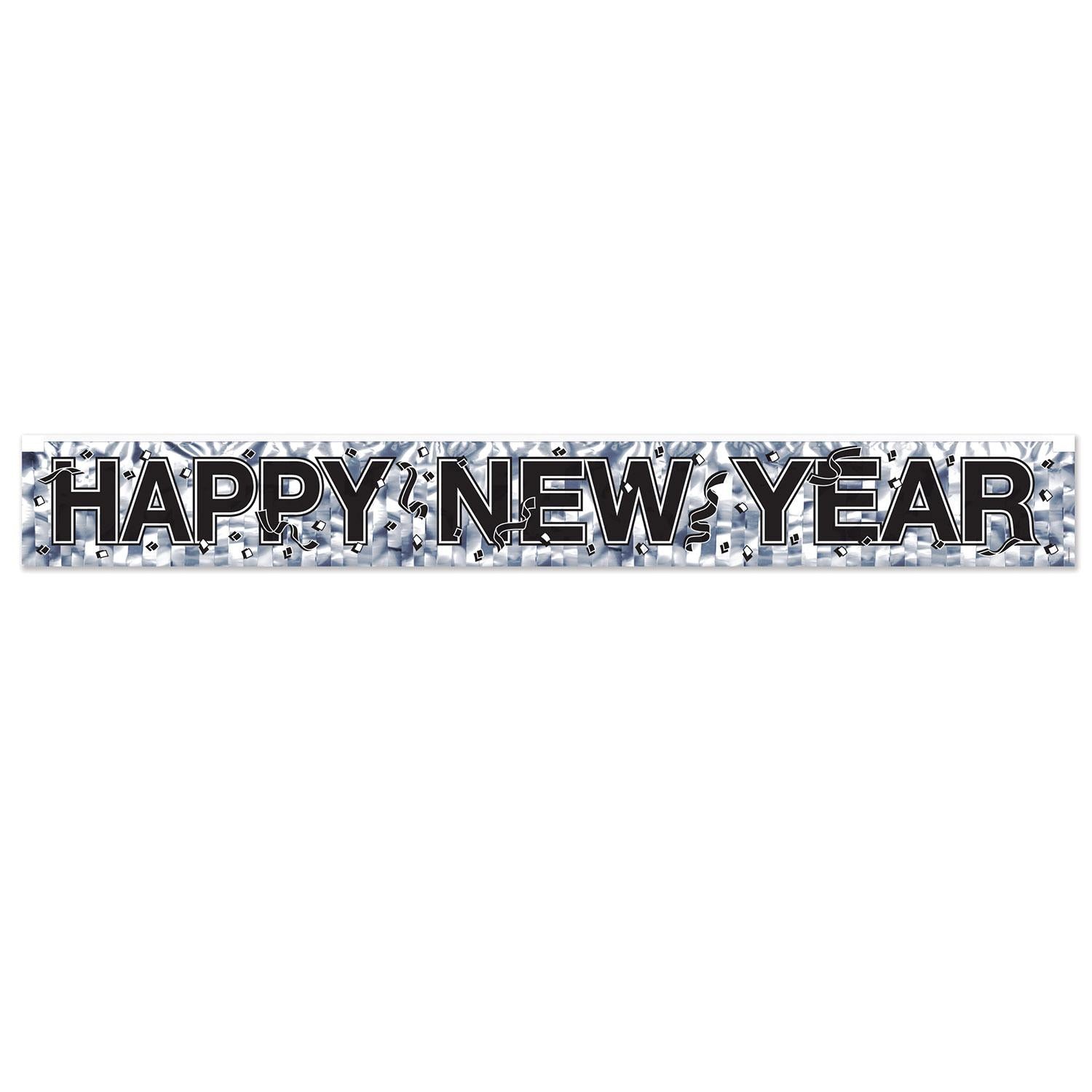 Beistle Metallic Happy New Year Fringe Banner