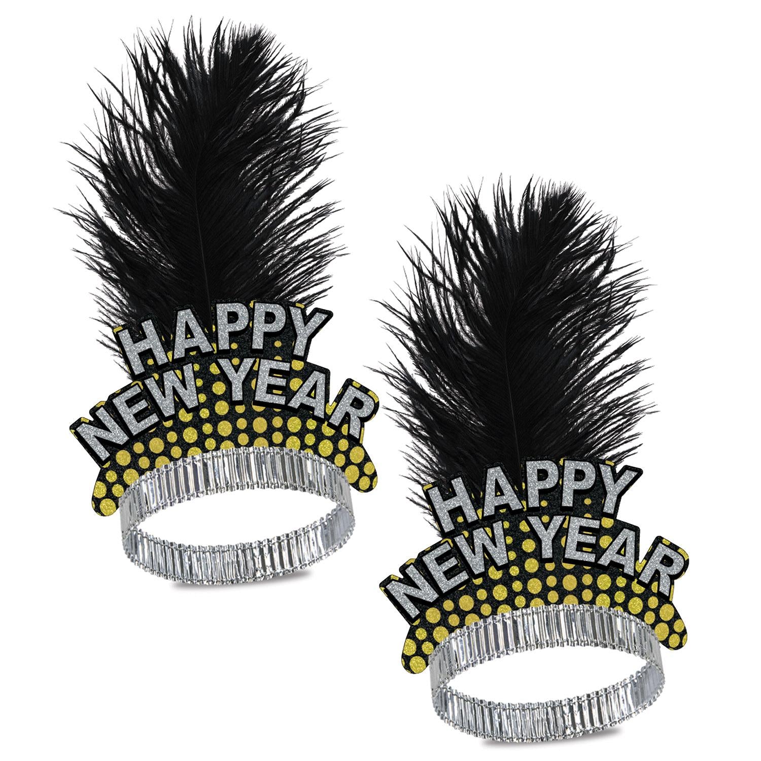 Beistle Silver & Gold Cheers To The New Year Tiara