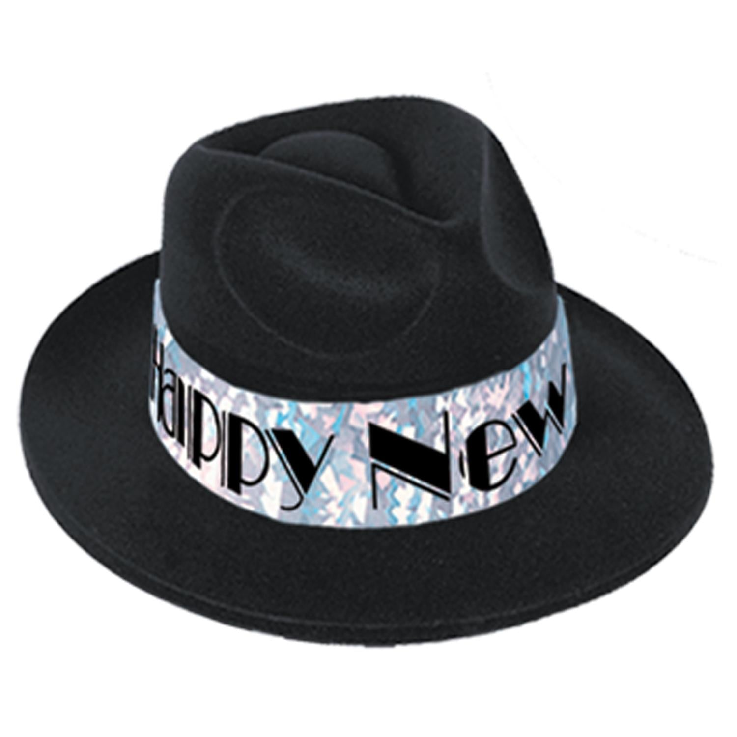 Beistle New Year's Eve Swingin' Silver Fedora Hats