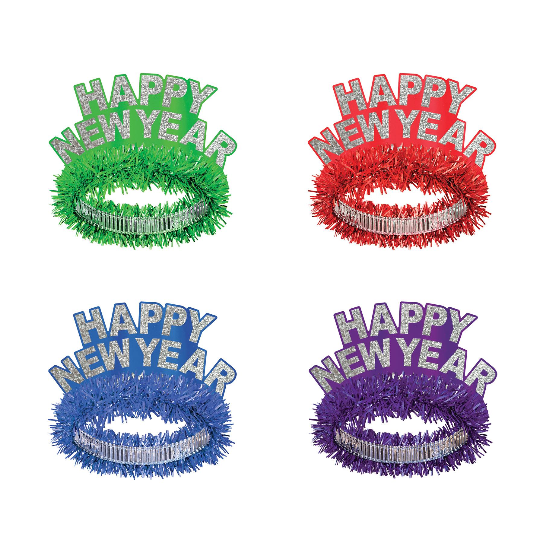 Beistle Packaged Happy New Year Regal Tiaras (2/Pkg)