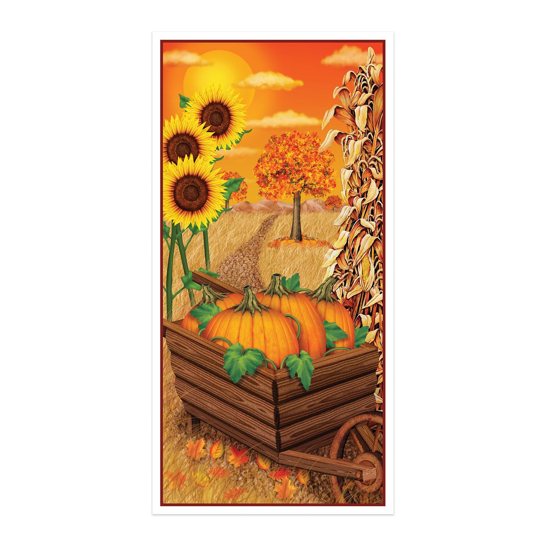 Beistle Thanksgiving Fall Door Cover