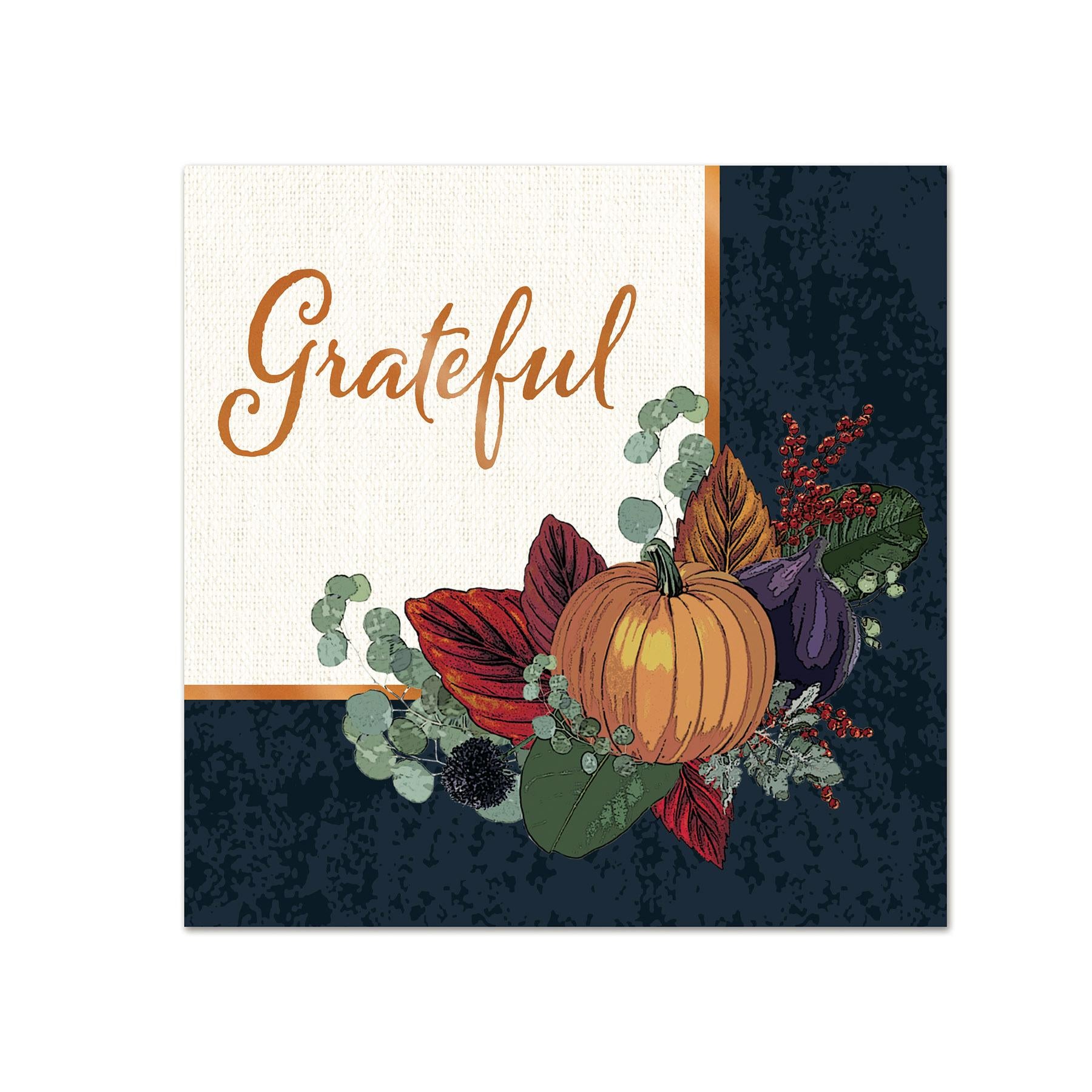 Beistle Fall Thanksgiving Beverage Napkins (16/Pkg)