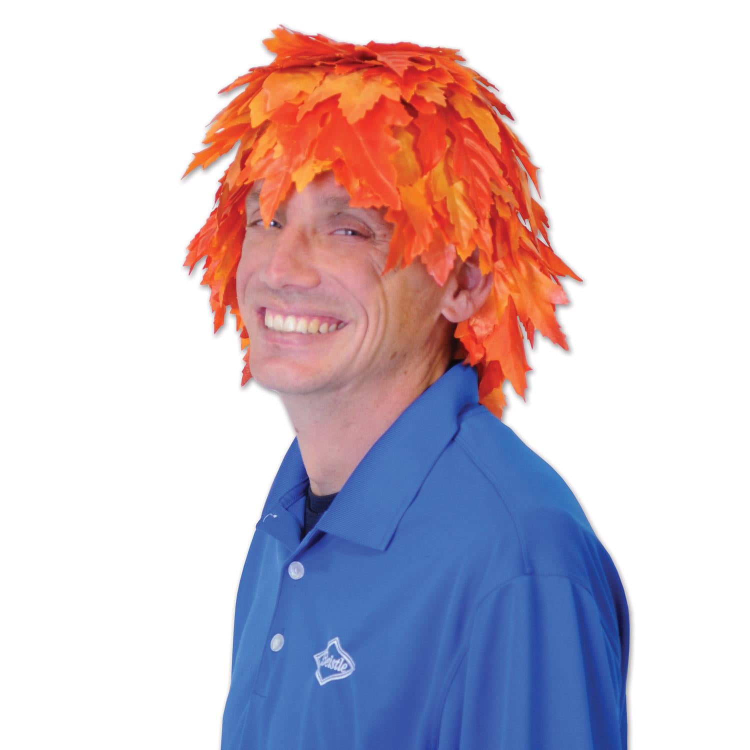 Beistle Thanksgiving Fall Leaf Wig