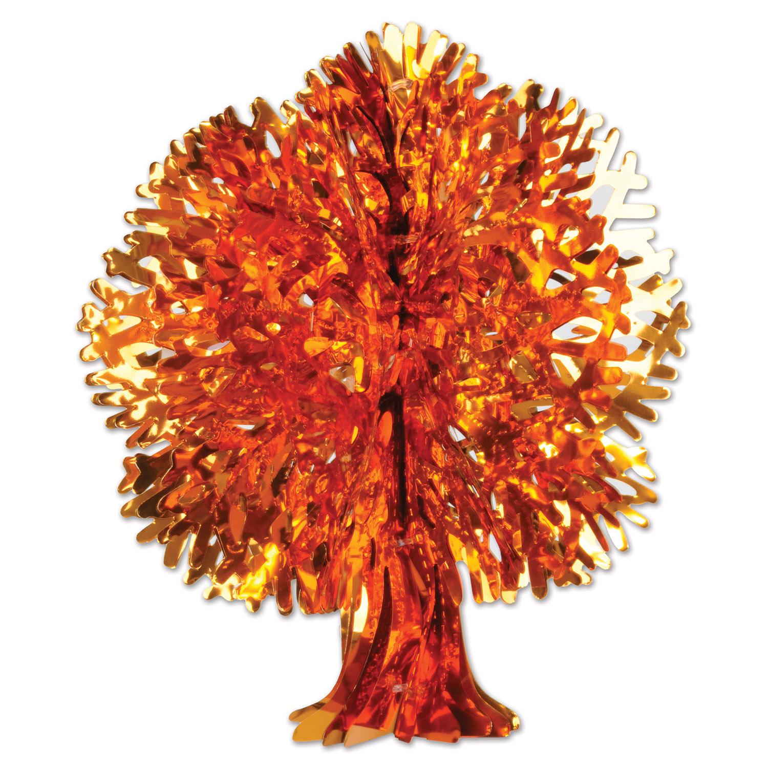 Beistle Thanksgiving Metallic Fall Tree