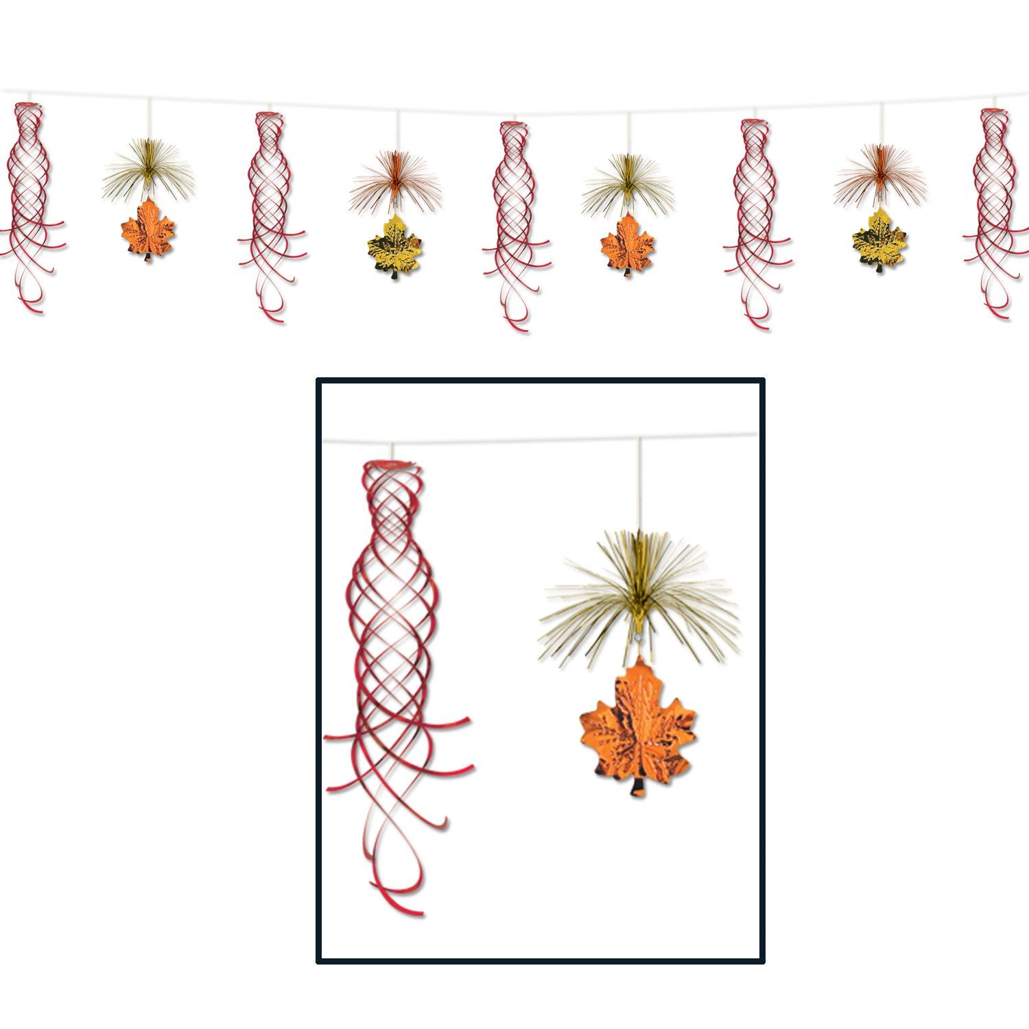 Beistle Thanksgiving Leaf Shimmer Garland