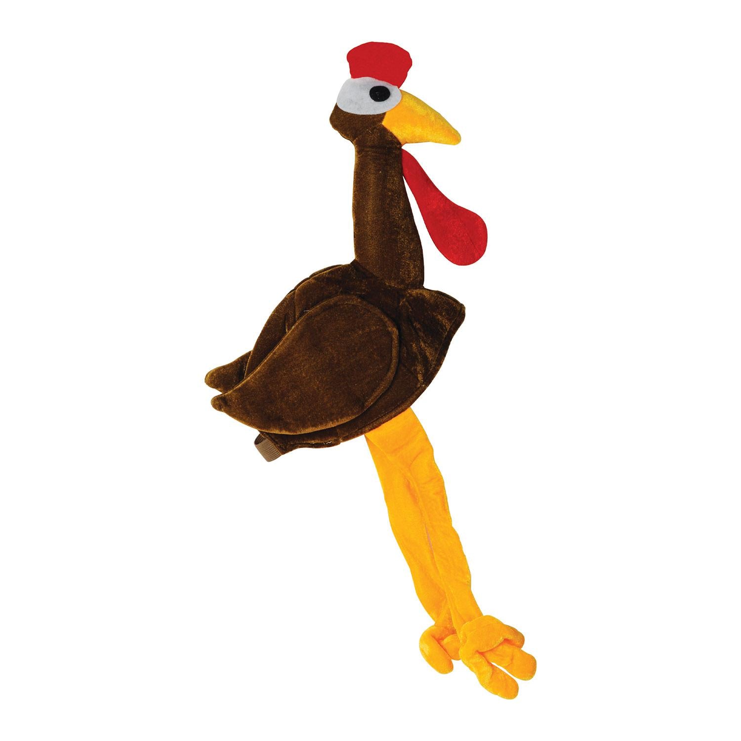 Beistle Thanksgiving Plush Gobbler Hat