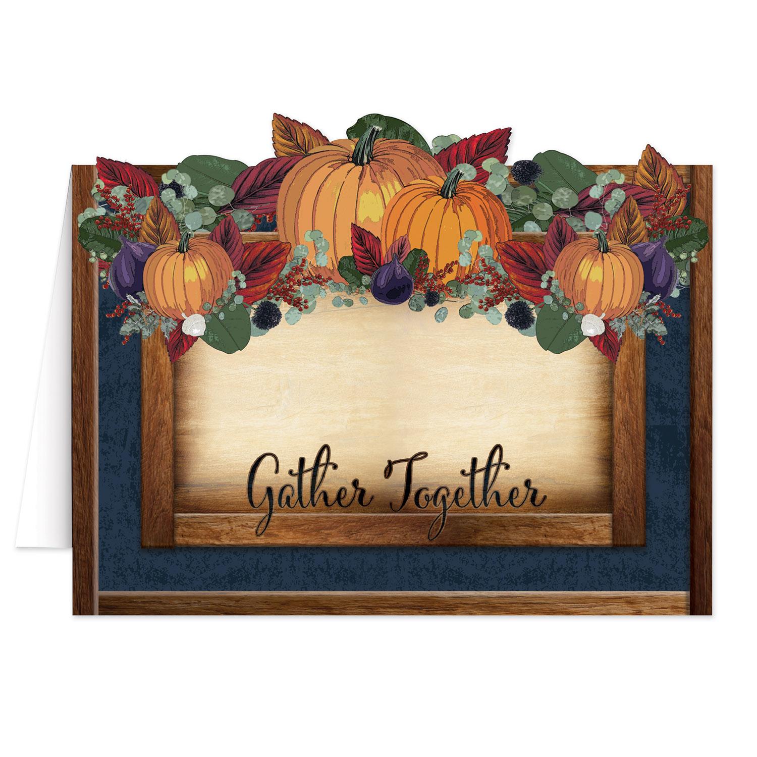 Beistle Fall Thanksgiving Table Cards (8/Pkg)