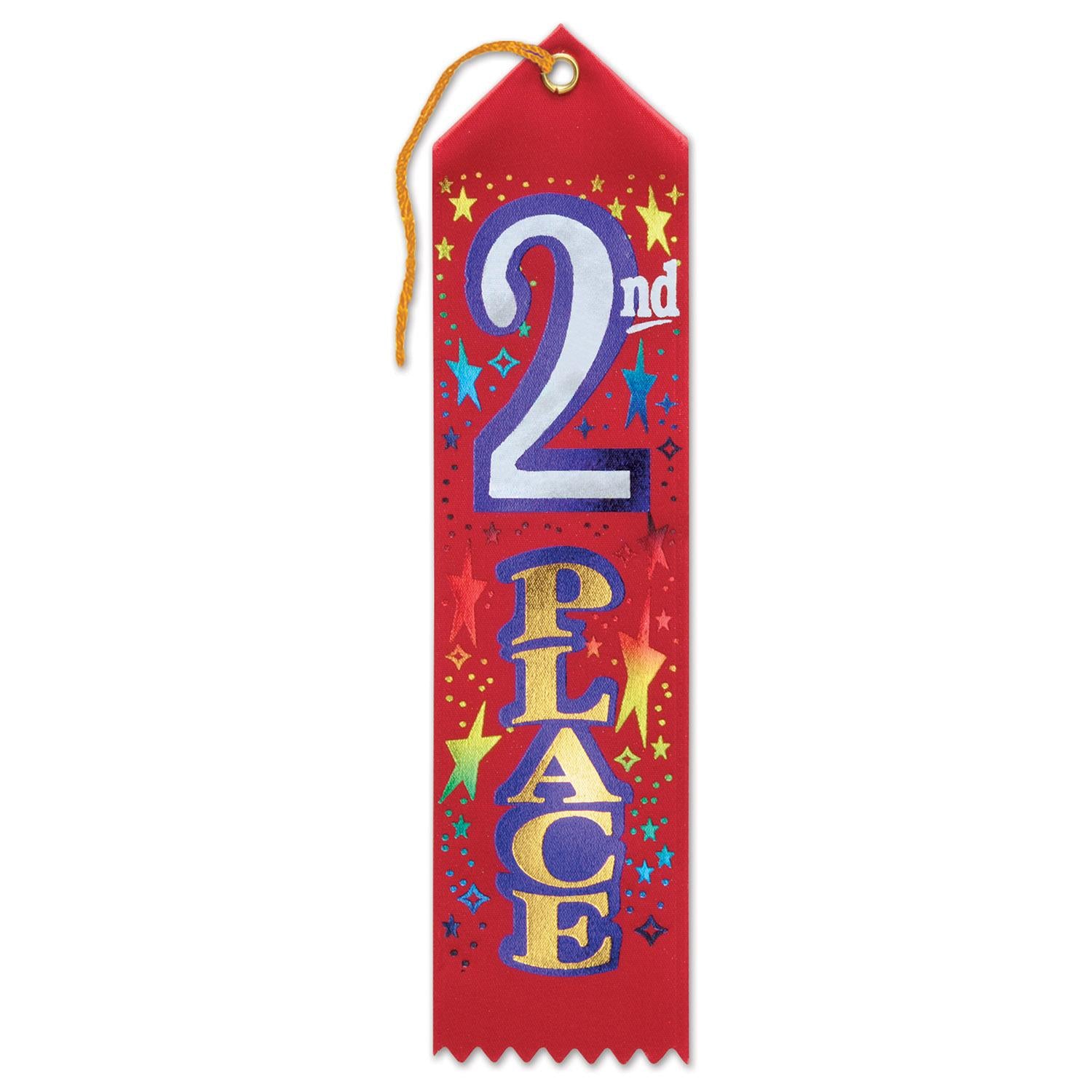 Beistle 2nd Place Award Ribbon