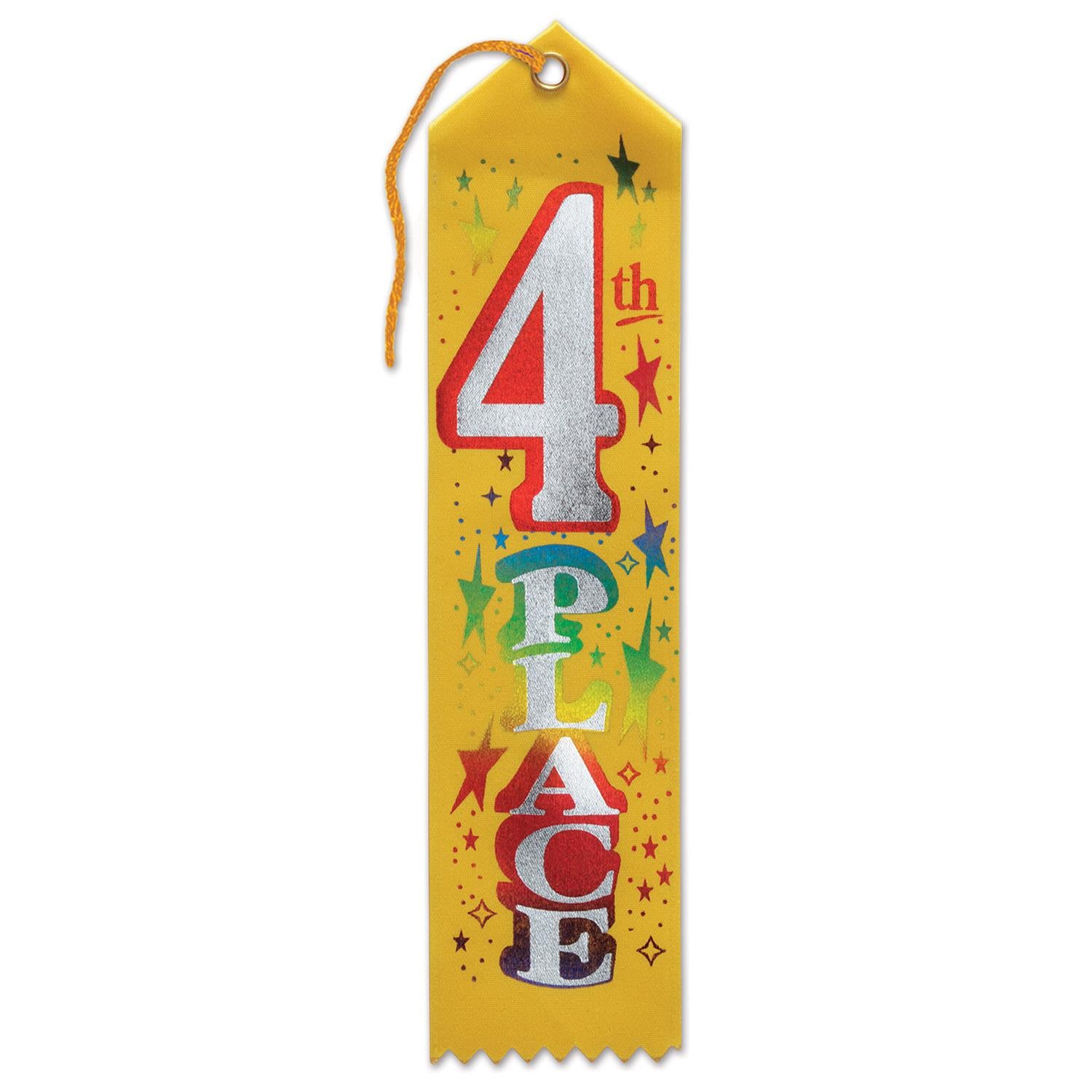 Beistle 4th Place Award Party Ribbon