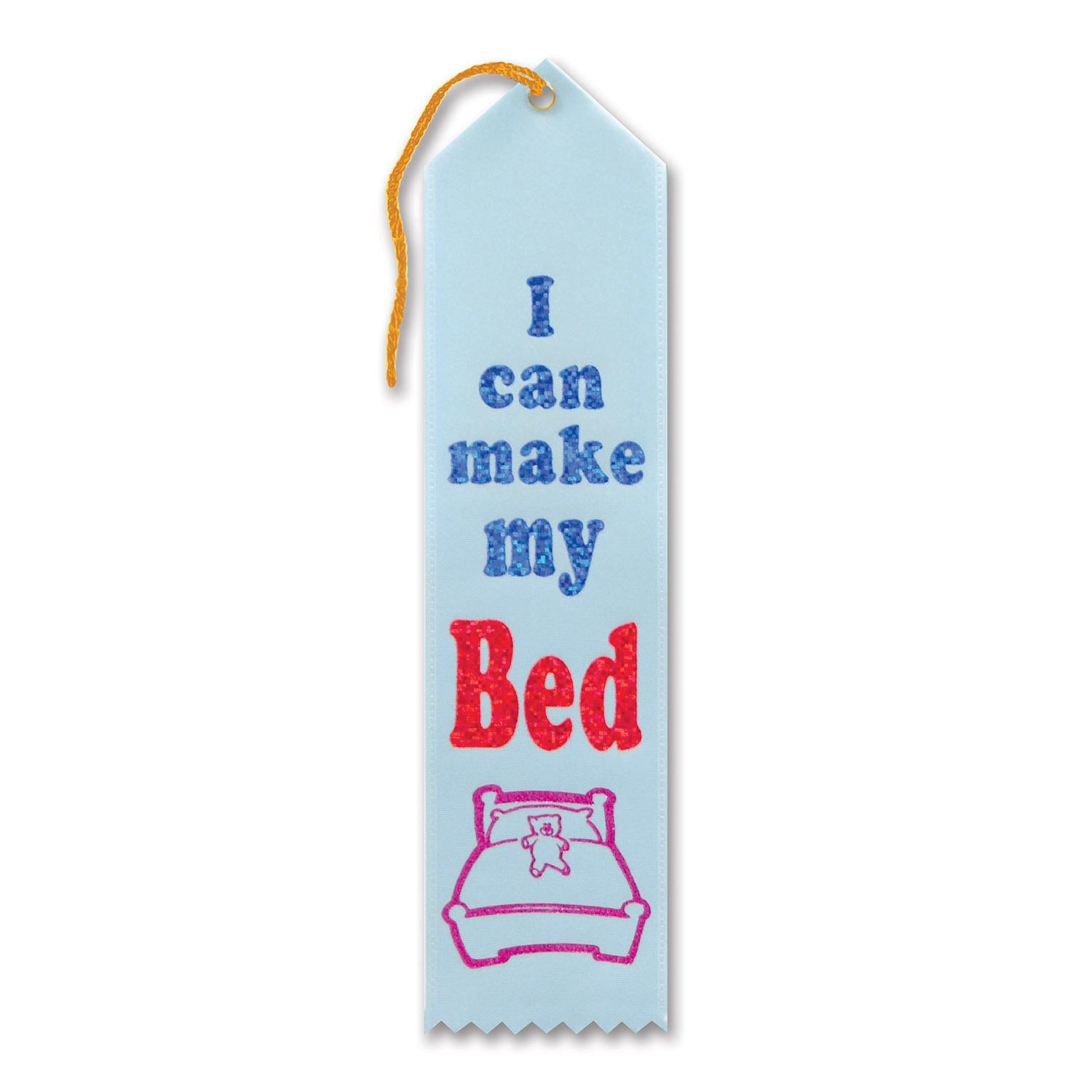 Beistle I Can Make My Bed Award Ribbon