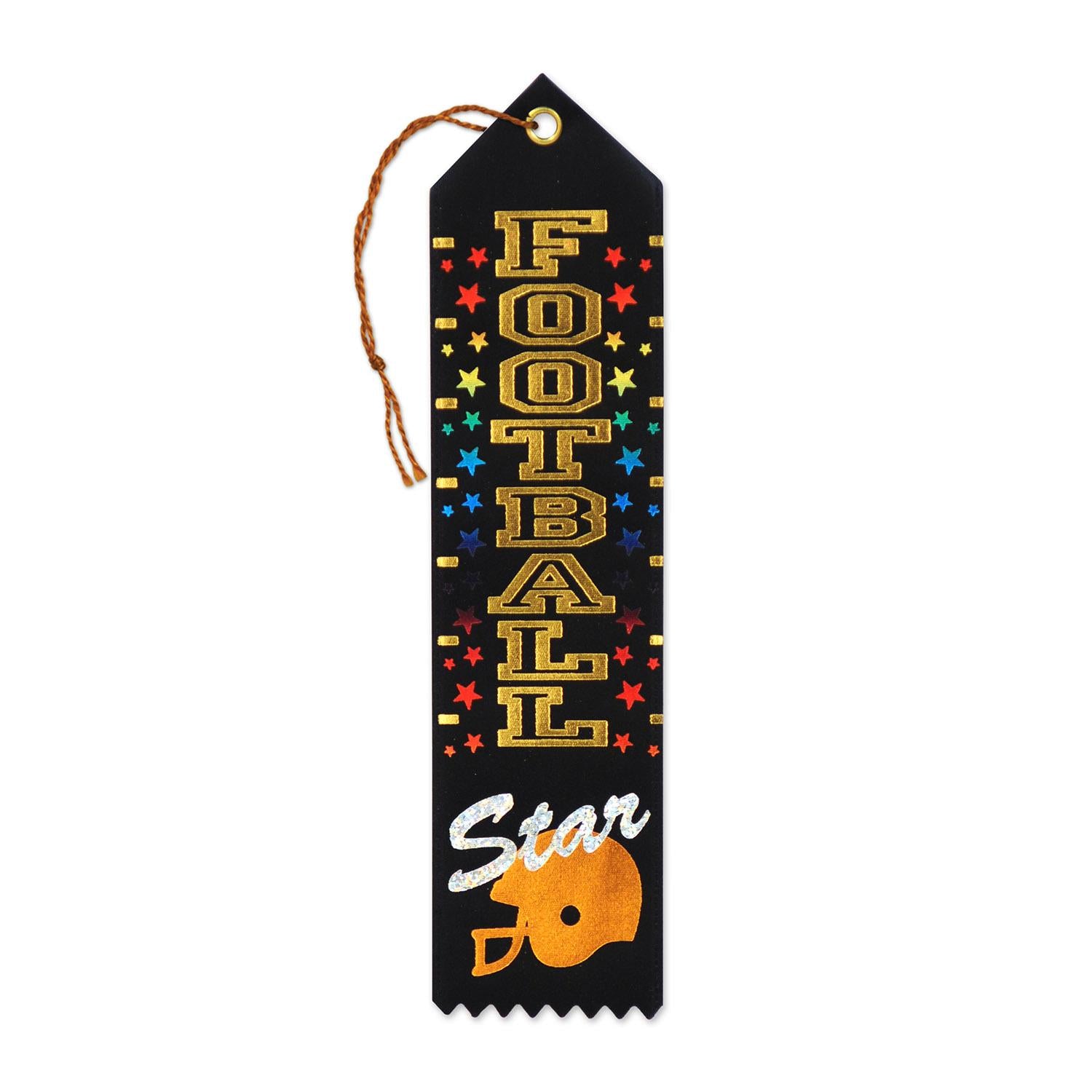 Beistle Football Star Award Ribbon