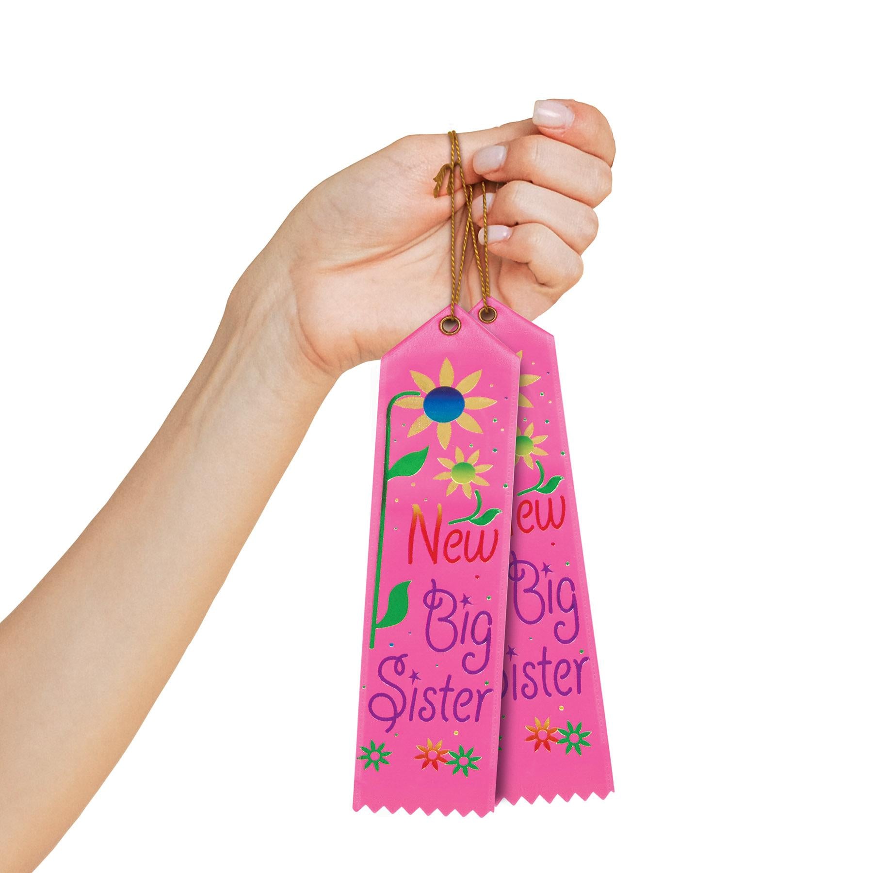 Beistle New Big Sister Award Ribbon