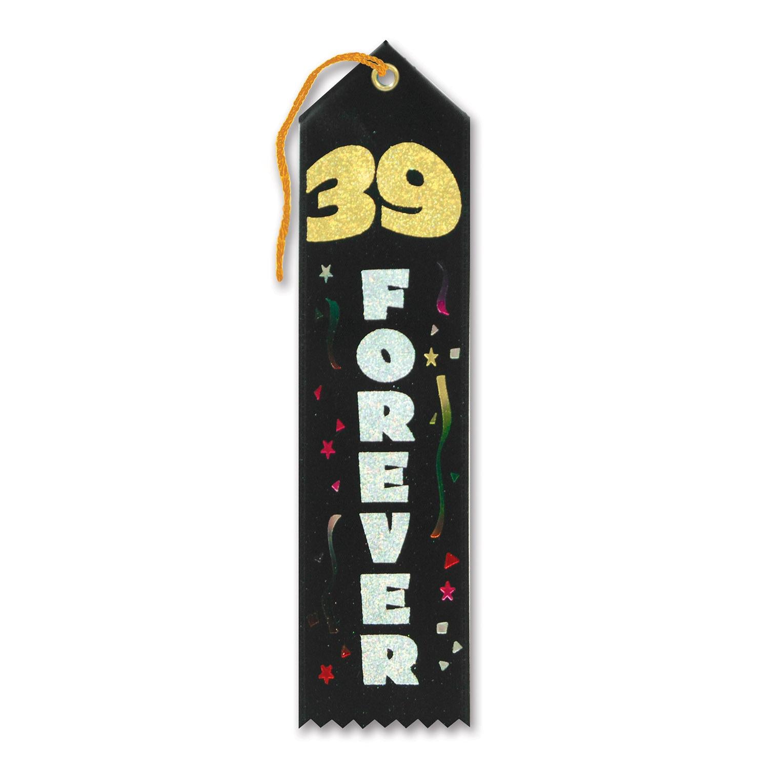 Beistle 39 Forever Award Ribbon