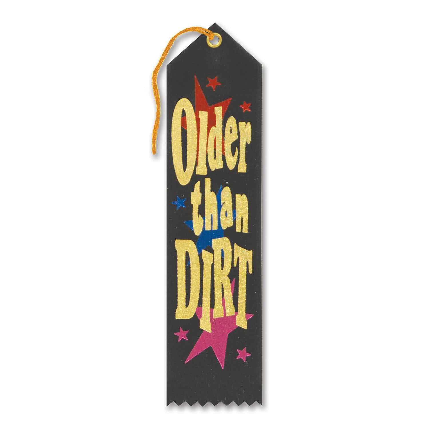 Beistle Older Than Dirt Award Ribbon