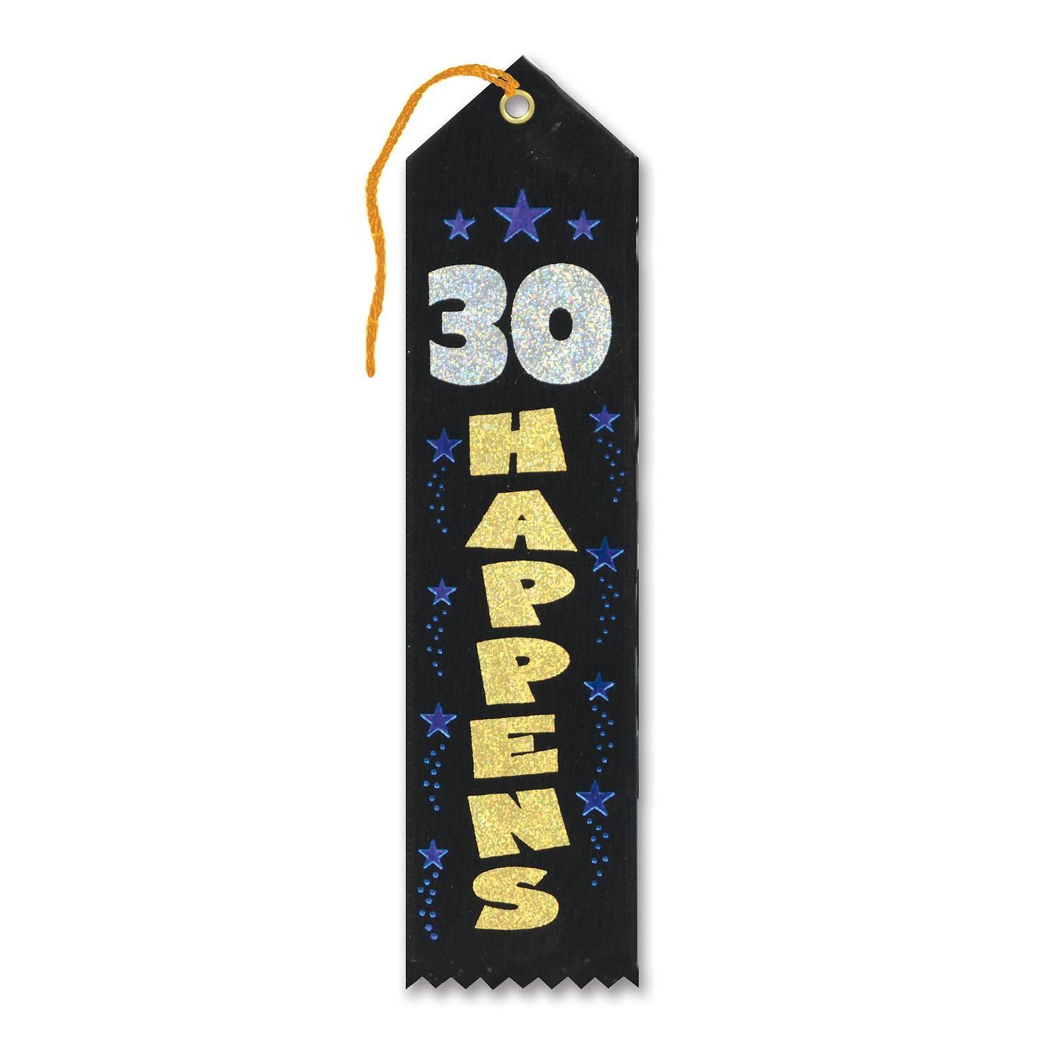 Beistle 30 Happens Award Ribbon