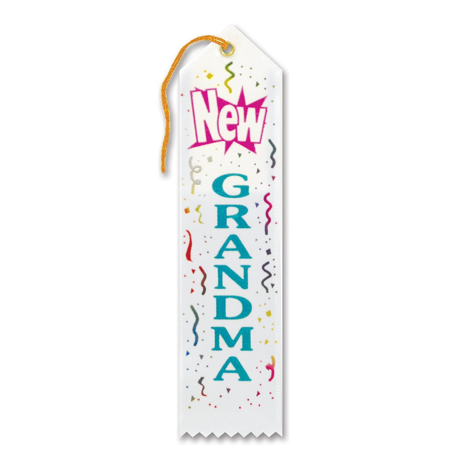 Beistle New Grandma Award Ribbon