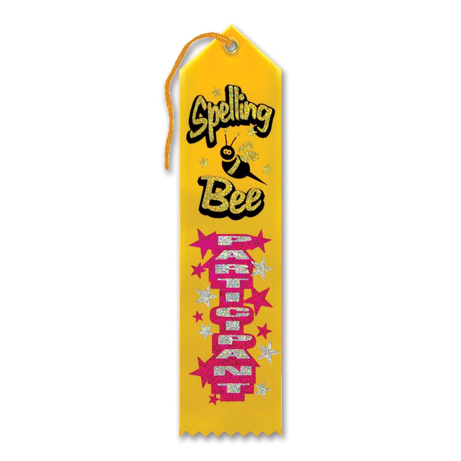 Beistle Spelling Bee Participant Award Ribbon