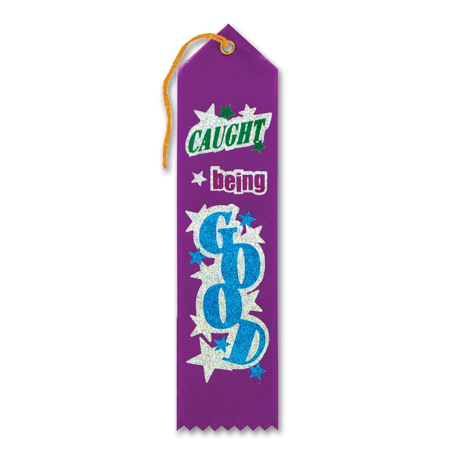 Beistle Caught Being Good Award Ribbon