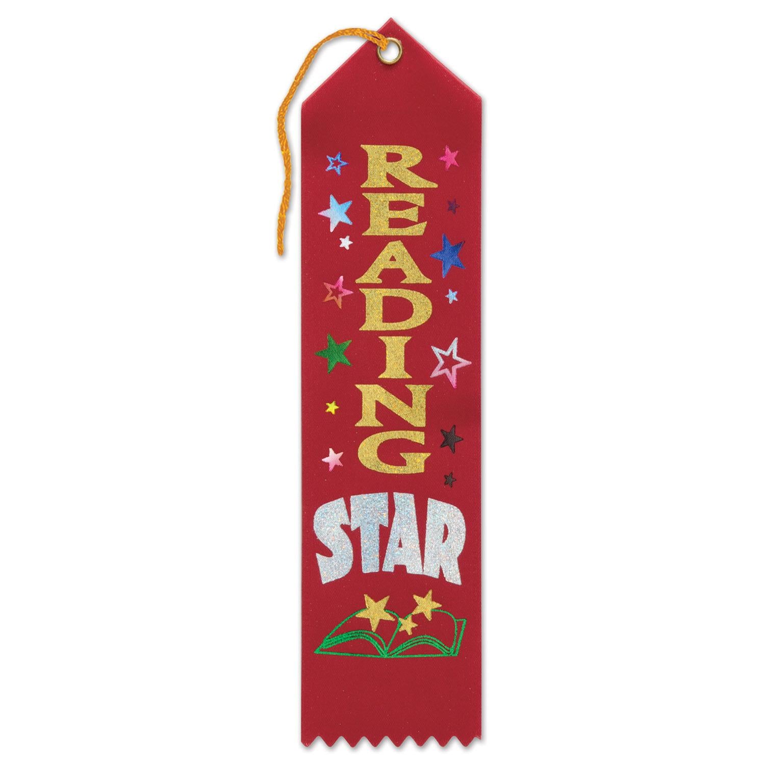 Beistle Reading Star Award Ribbon