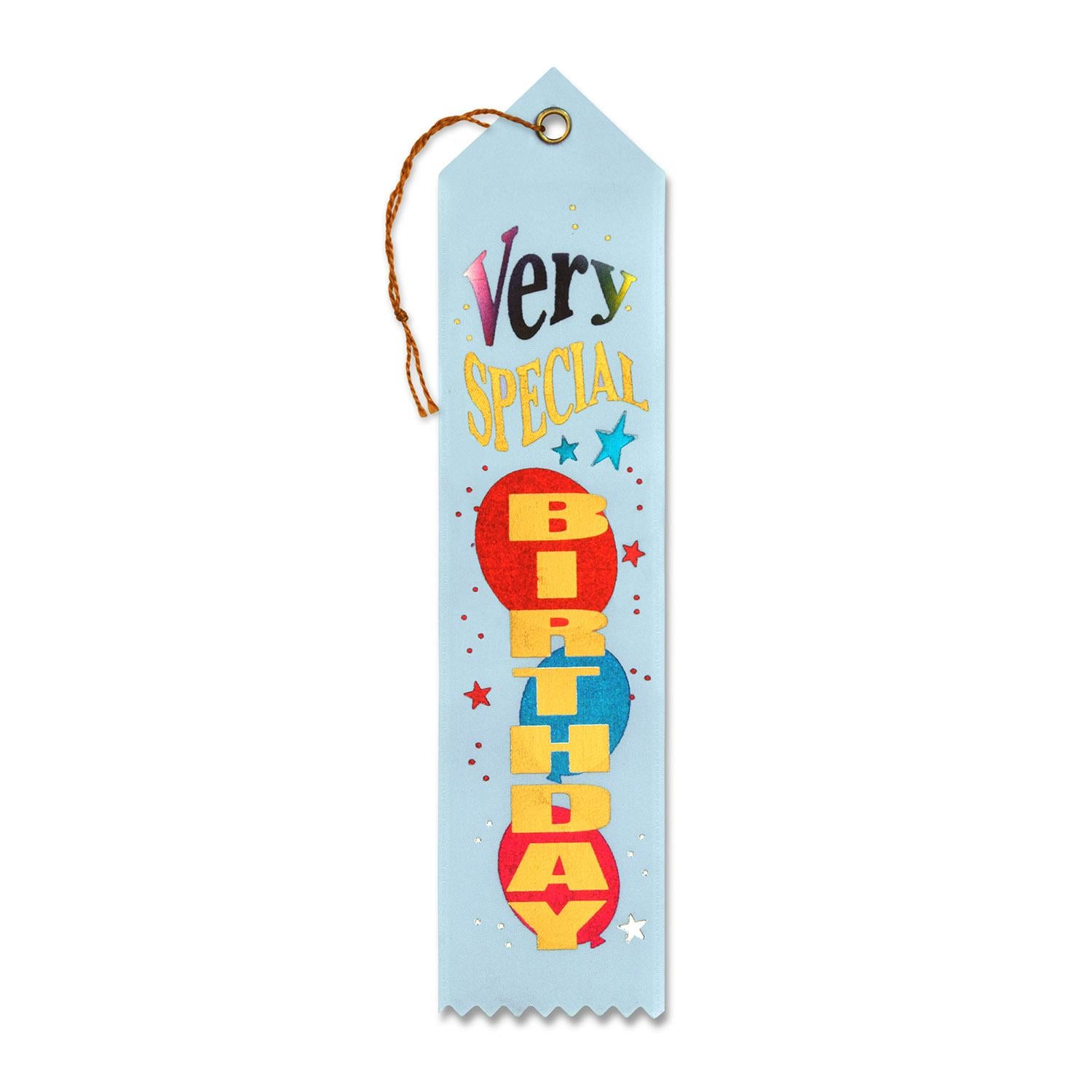 Beistle Very Special Birthday Award Ribbon