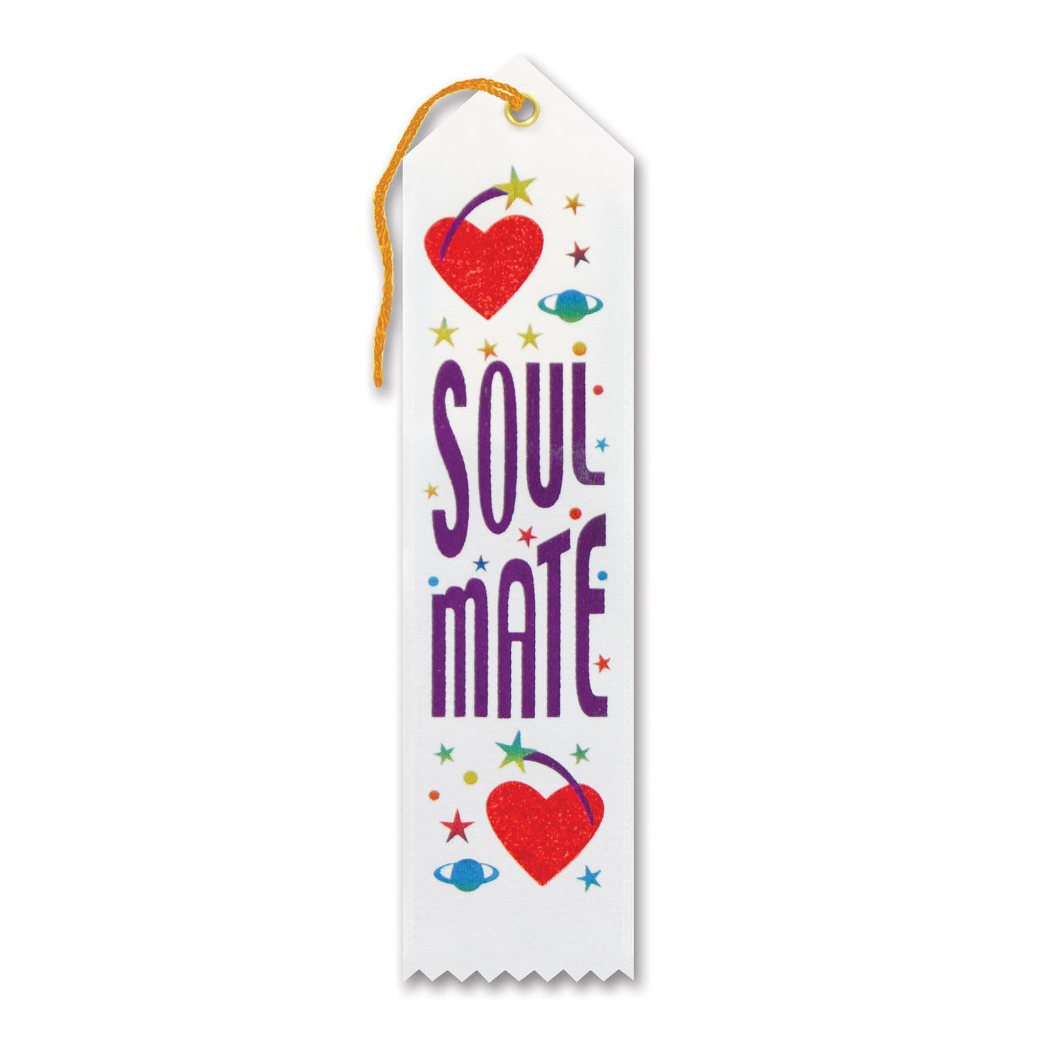 Beistle Valentine's Day Soul Mate Award Ribbon