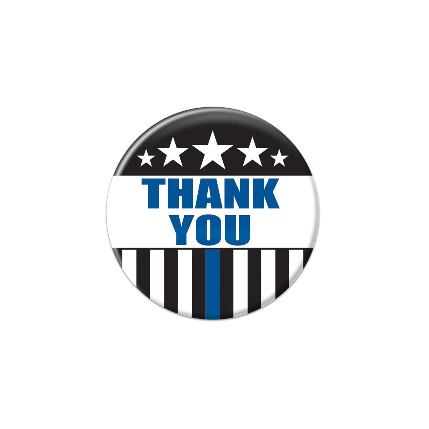 Beistle Thank You Law Enforcement Button