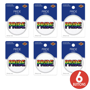 Pride Button (Case of 6)