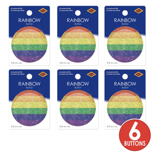 Rainbow Button (Case of 6)