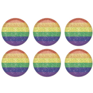 Rainbow Button (Case of 6)