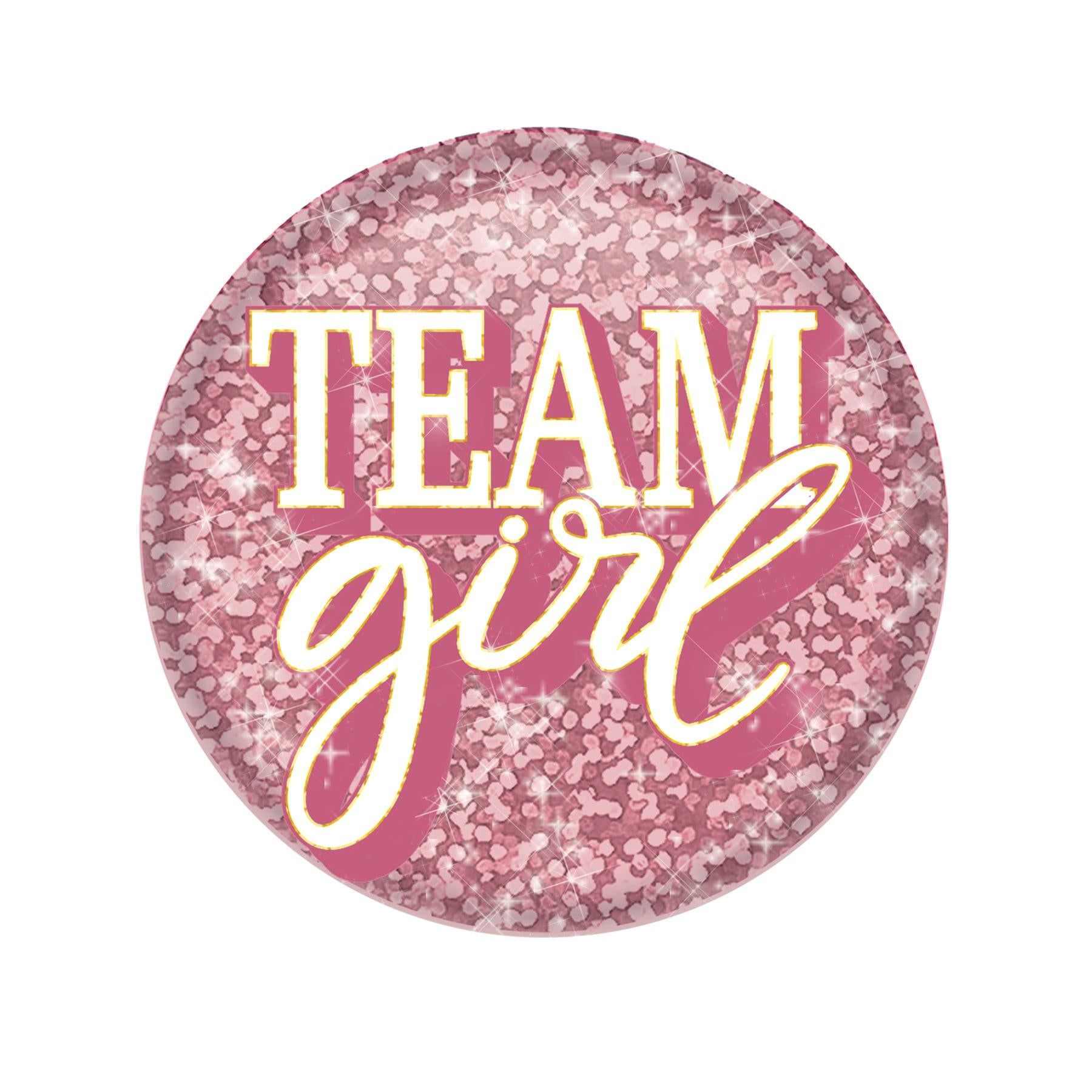 Beistle Team Girl Button (Case of 6)