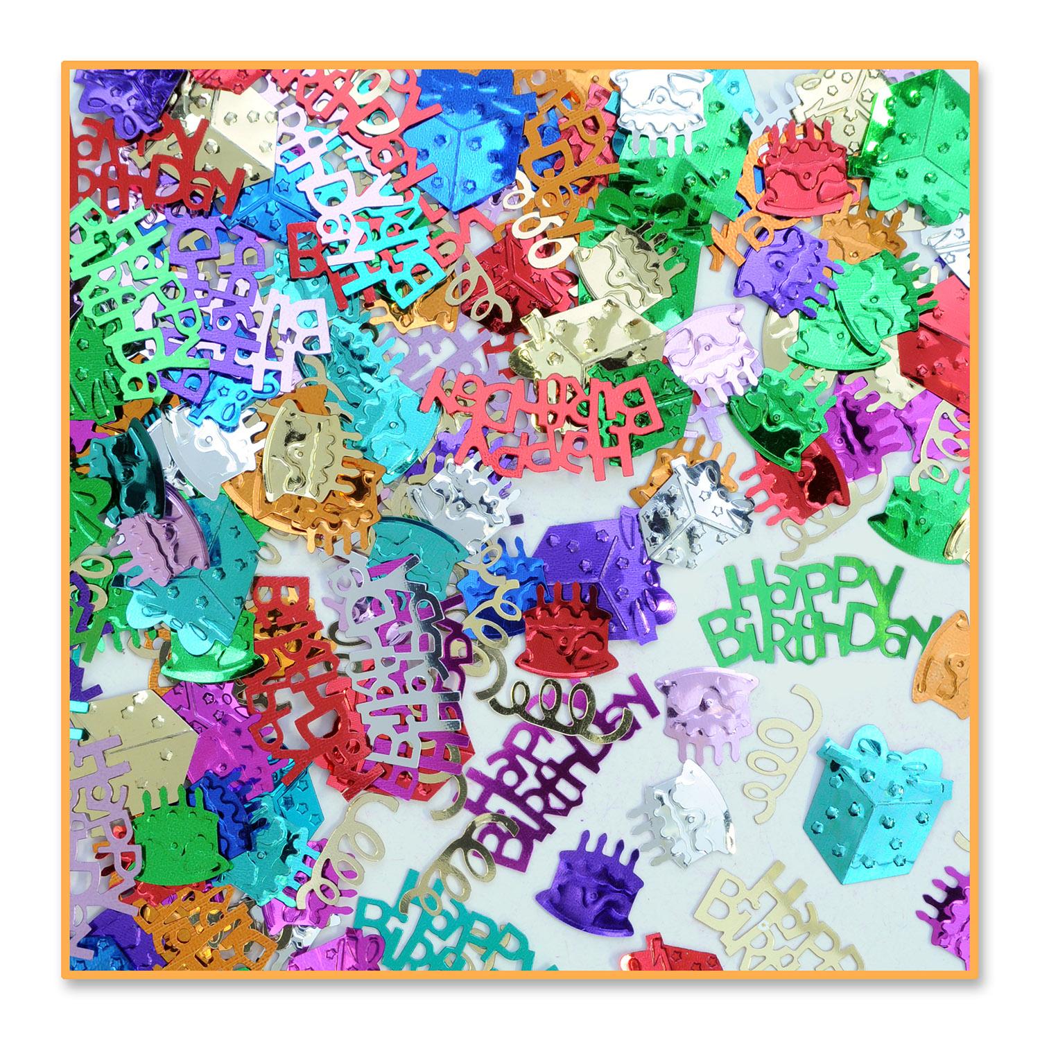 Beistle Birthday Party Bash Confetti (0.5 Oz/Pkg)